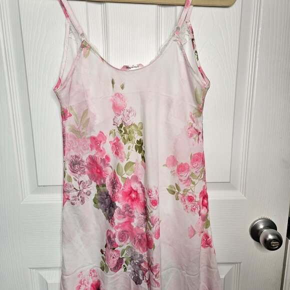 NWOT La Vie En Rose Inner Slip Pink Floral - Picture 5 of 15